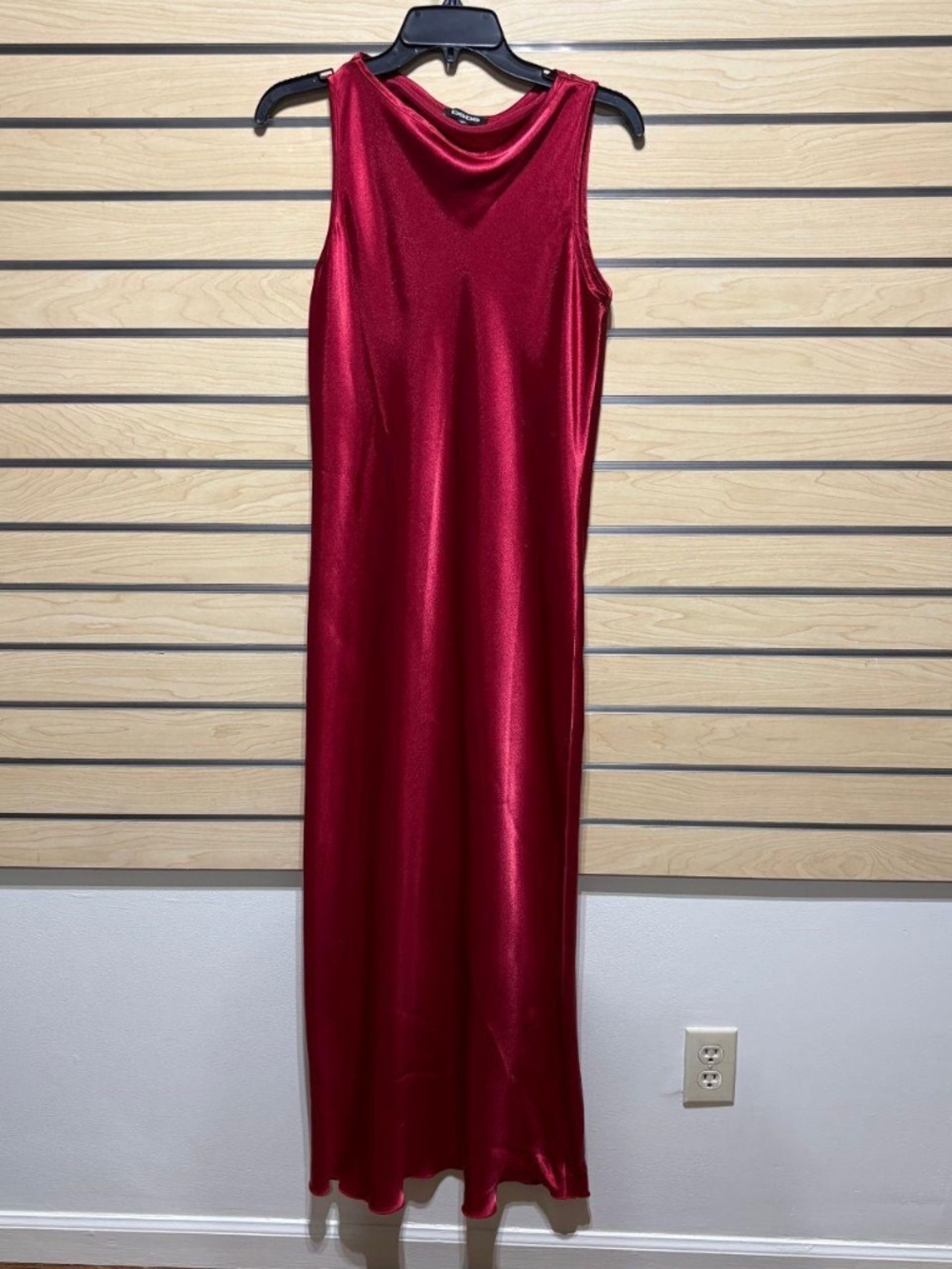 NWT Bebe full length satin Size S